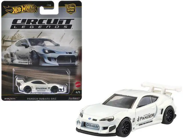 Main image of Subaru BRZ Pandem RHD (Right Hand Drive) White Metallic "Circuit Legends" Series Diecast Model Car by Hot Wheels