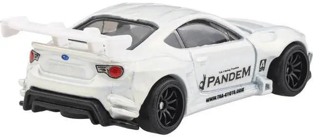Alt view image 2 of 6 - Subaru BRZ Pandem RHD (Right Hand Drive) White Metallic "Circuit Legends" Series Diecast Model Car by Hot Wheels