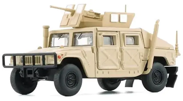 Alt view image 2 of 6 - HUMVEE 4-CT Military Vehicle Desert Tan with Alternative Tops 1/64 Diecast Model Car by BM Creations
