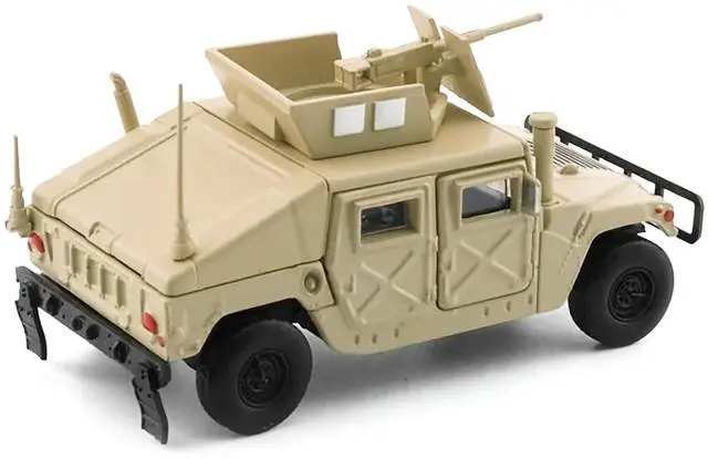 Alt view image 4 of 6 - HUMVEE 4-CT Military Vehicle Desert Tan with Alternative Tops 1/64 Diecast Model Car by BM Creations