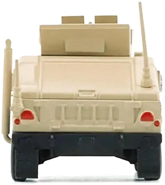 Alt view image 6 of 6 - HUMVEE 4-CT Military Vehicle Desert Tan with Alternative Tops 1/64 Diecast Model Car by BM Creations