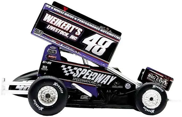 Alt view image 2 of 6 - Winged Sprint Car #48 "Weikert's Livestock - Speedway Cars" Gary Kauffman Racing (2025) 1/50 Diecast Model Car by ACME