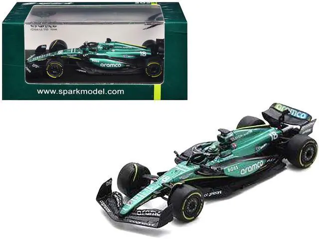 Main image of Aston Martin AMR24 #18 Lance Stroll Formula One F1 "Saudi Arabian GP" (2024) 1/64 Diecast Model Car by Spark