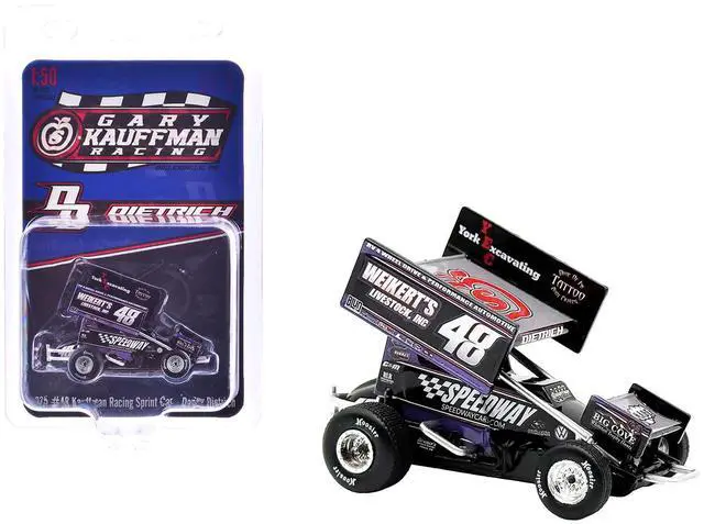 Main image of Winged Sprint Car #48 "Weikert's Livestock - Speedway Cars" Gary Kauffman Racing (2025) 1/50 Diecast Model Car by ACME