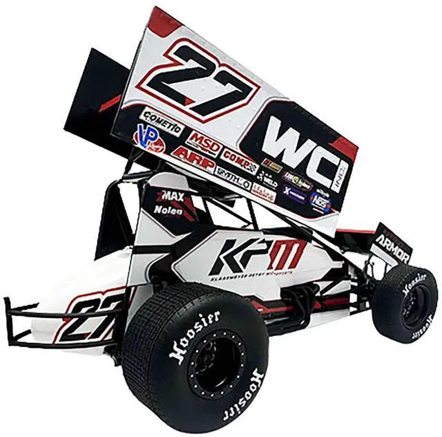 Alt view image 3 of 6 - Winged Sprint Car #27 Emerson Axsom "WCI" Klaasmeyer Petry Motorsports (2025) 1/18 Diecast Model Car by ACME