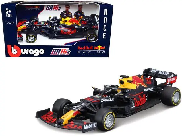 Main image of Honda RB16B #33 Max Verstappen Formula One F1 Red Bull Racing (2021) 1/43 Diecast Model Car by Bburago
