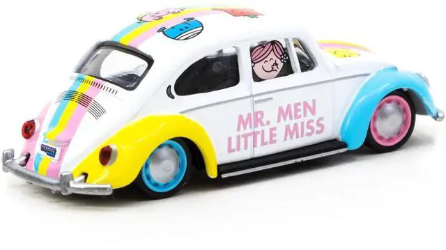 Alt view image 2 of 3 - Volkswagen Beetle Low Rider "Mr. Men Little Miss" "Collaboration Model" 1/64 Diecast Model Car by Schuco & Tarmac Works