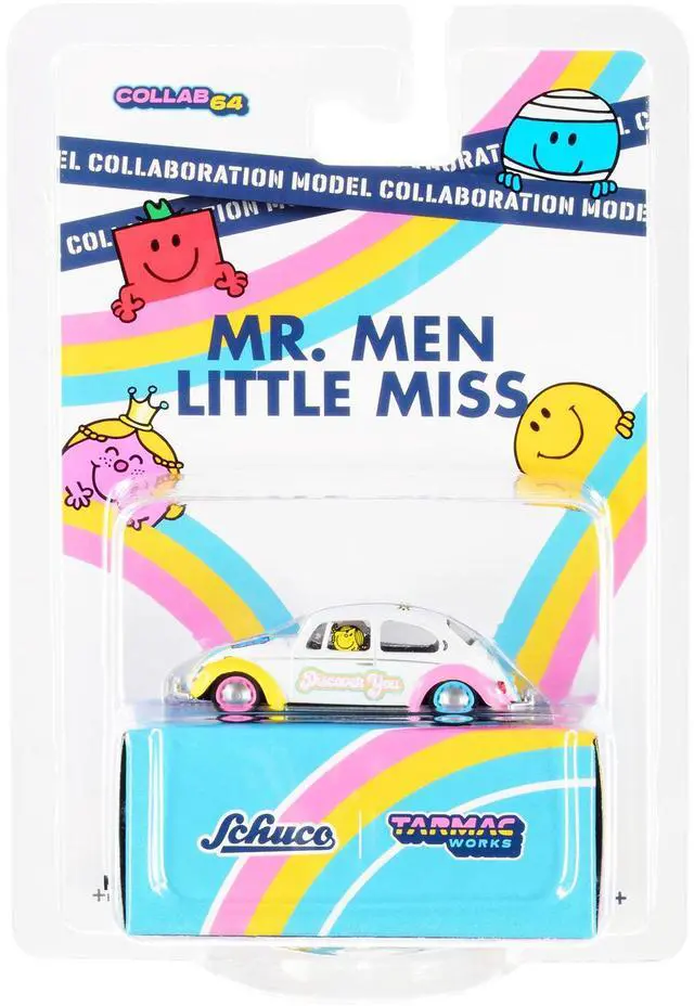 Alt view image 3 of 3 - Volkswagen Beetle Low Rider "Mr. Men Little Miss" "Collaboration Model" 1/64 Diecast Model Car by Schuco & Tarmac Works