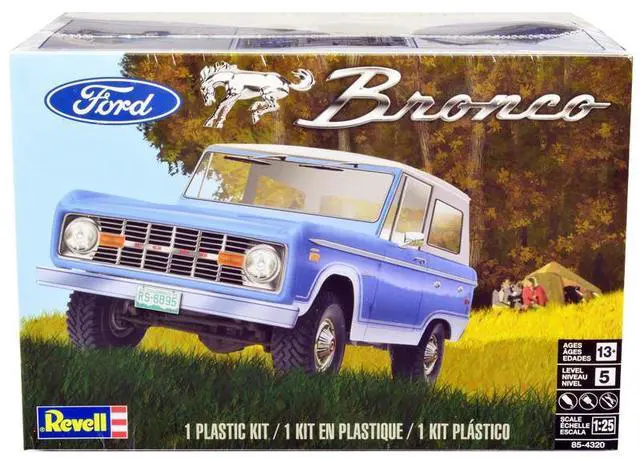 Alt view image 6 of 6 - Level 5 Model Kit Ford Bronco 1/25 Scale Model by Revell