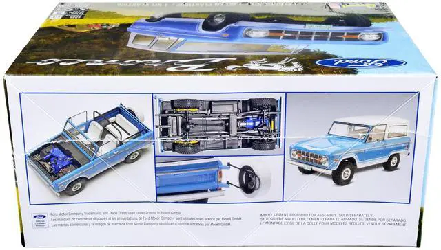 Alt view image 2 of 6 - Level 5 Model Kit Ford Bronco 1/25 Scale Model by Revell