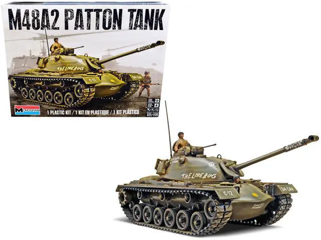 Main image of Level 4 Model Kit M48A2 Patton Tank 1/35 Scale Model by Revell