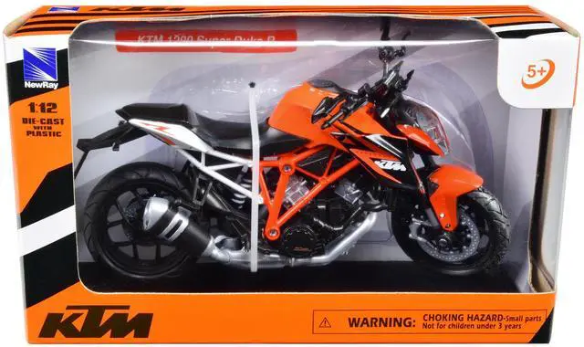 Alt view image 3 of 6 - KTM 1290 Super Duke R Motorcycle Orange 1/12 Diecast Model by New Ray