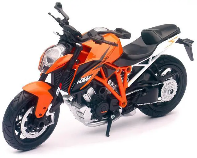 Alt view image 4 of 6 - KTM 1290 Super Duke R Motorcycle Orange 1/12 Diecast Model by New Ray