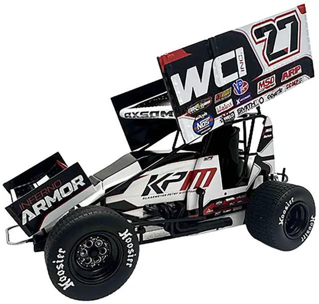 Alt view image 5 of 6 - Winged Sprint Car #27 Emerson Axsom "WCI" Klaasmeyer Petry Motorsports (2025) 1/18 Diecast Model Car by ACME