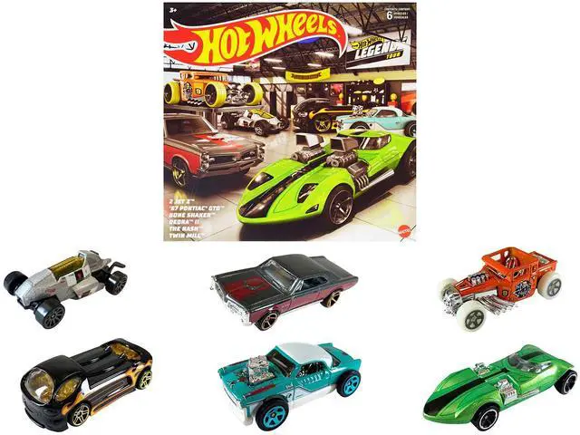 Main image of "Hot Wheels Legends" 6 piece Set Diecast Model Cars by Hot Wheels
