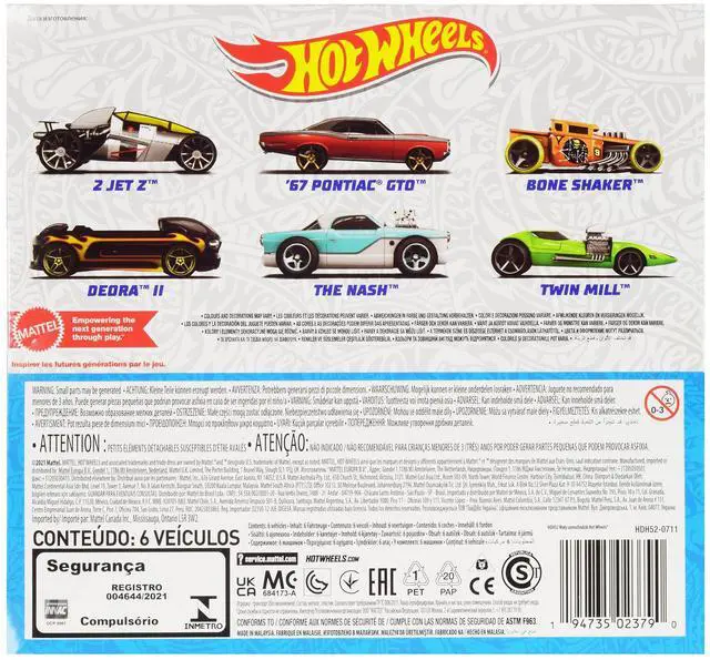 Alt view image 4 of 4 - "Hot Wheels Legends" 6 piece Set Diecast Model Cars by Hot Wheels