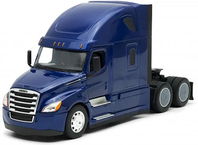 Alt view image 4 of 5 - Freightliner Cascadia Truck Blue "Transporter" 1/32 Diecast Model by Welly