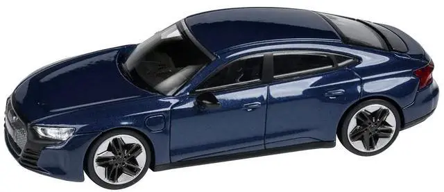 Alt view image 2 of 3 - Audi E-tron GT RS Ascari Blue Metallic 1/64 Diecast Model Car by Paragon Models