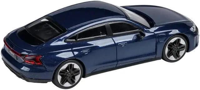 Alt view image 3 of 3 - Audi E-tron GT RS Ascari Blue Metallic 1/64 Diecast Model Car by Paragon Models
