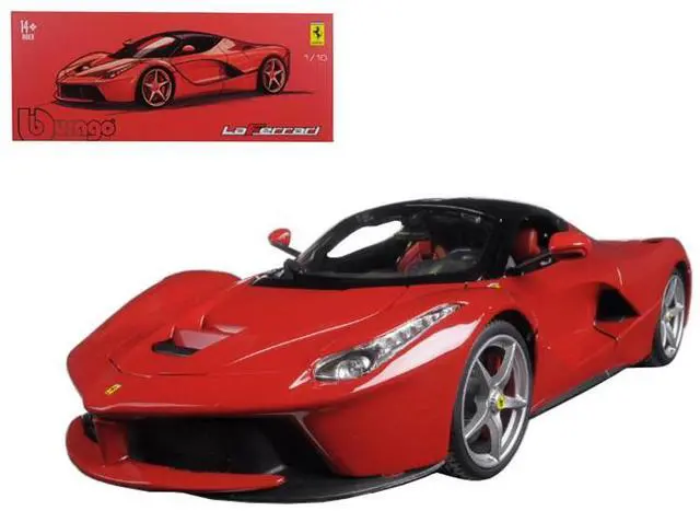 Main image of Ferrari LaFerrari F70 Red with Black Top "Signature Series" 1/18 Diecast Model Car by Bburago