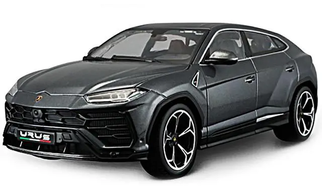 Alt view image 2 of 3 - Lamborghini Urus Gray Metallic 1/18 Diecast Model Car by Bburago