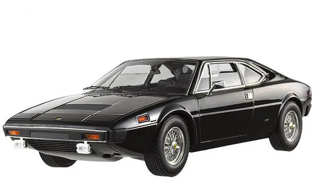 Alt view image 2 of 3 - Ferrari Dino 308 GT4 Black (Elvis Presley Owned) "Elite Edition" Series 1/18 Diecast Model Car by Hot Wheels