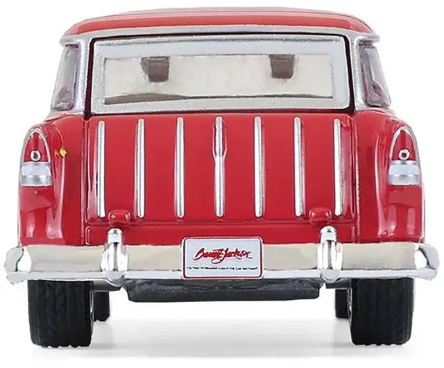 Alt view image 5 of 6 - 1955 Chevrolet Nomad Custom Wagon Red "Barrett-Jackson" Series 16 1/64 Diecast Model Cars by Greenlight