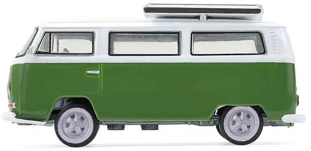 Alt view image 2 of 6 - 1968 Volkswagen Type II Microbus Green and White "Barrett-Jackson" Series 16 1/64 Diecast Model Cars by Greenlight