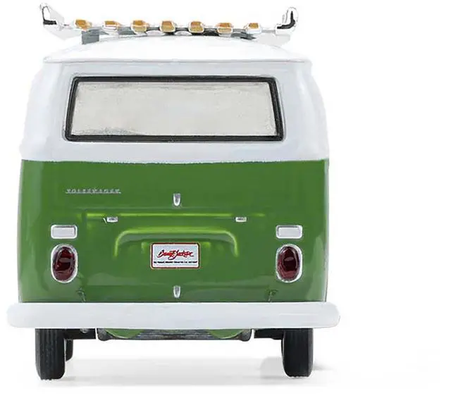 Alt view image 5 of 6 - 1968 Volkswagen Type II Microbus Green and White "Barrett-Jackson" Series 16 1/64 Diecast Model Cars by Greenlight