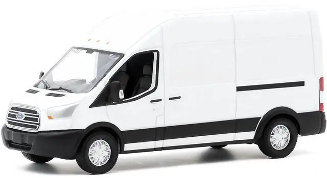 Alt view image 2 of 5 - 2015 Ford Transit High Roof Van Oxford White "Route Runners" Series 1 1/64 Diecast Model by Greenlight