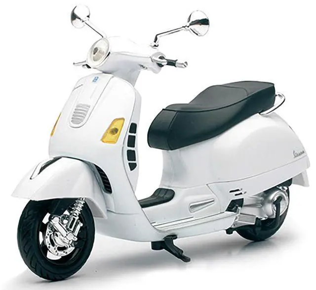 Alt view image 2 of 6 - Vespa GTS 300 Super White Motorcycle 1/12 by New Ray