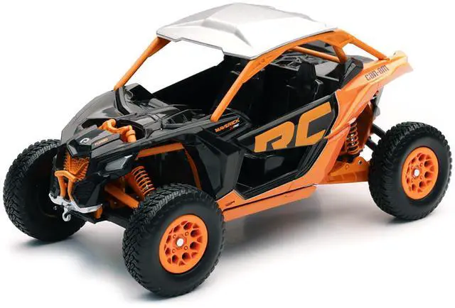Alt view image 2 of 4 - Can-Am Maverick X3 XRC Turbo ATV Orange and Black 1/18 Diecast Model by New Ray