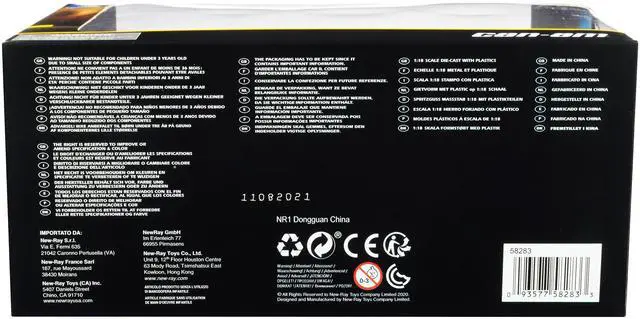 Alt view image 4 of 4 - Can-Am Maverick X3 XRC Turbo ATV Orange and Black 1/18 Diecast Model by New Ray