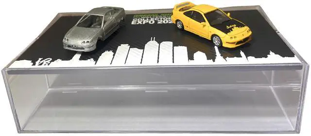 Alt view image 3 of 6 - 2000 Acura Integra Type R Yellow with Raw Casting Dual Pack 1/64 Diecast Model Car by Greenlight