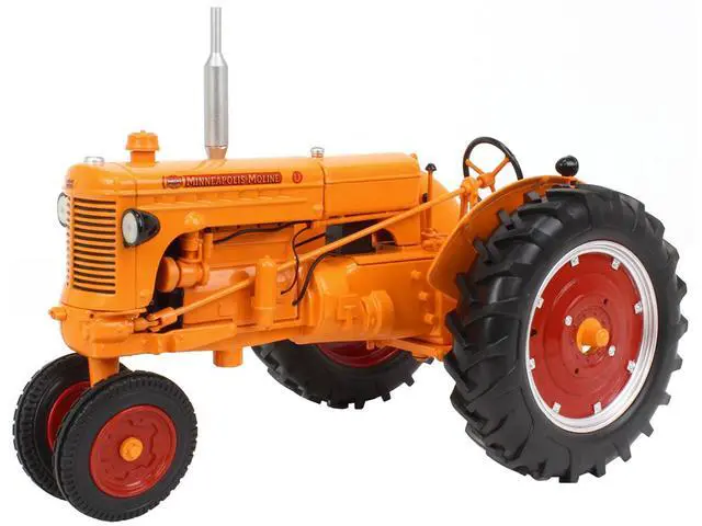 Alt view image 4 of 5 - Minneapolis Moline Model U Narrow Front Tractor Orange "Classic Series" 1/16 Diecast Model by SpecCast