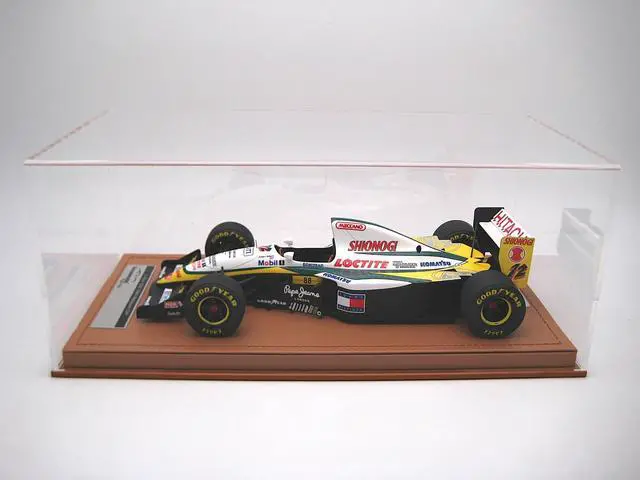 Alt view image 3 of 4 - Lotus 109 #12 Johnny Herbert Formula One F1 "Belgian GP" (1994) "Mythos Series" with Display Case 1/18 Model Car by Tecnomodel