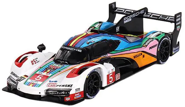 Alt view image 2 of 6 - Porsche 963 "Porsche Penske Motorsport" 24 Hours of Le Mans (2023) Set of 3 Cars Limited Ed 1/64 Diecast Model Car by Mini GT