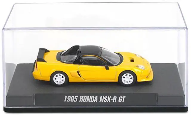 Alt view image 6 of 6 - 1995 Honda NSX-R GT RHD (Right Hand Drive) Yellow with Black Top "Collection" Series 1/64 Diecast Model Car by Majorette