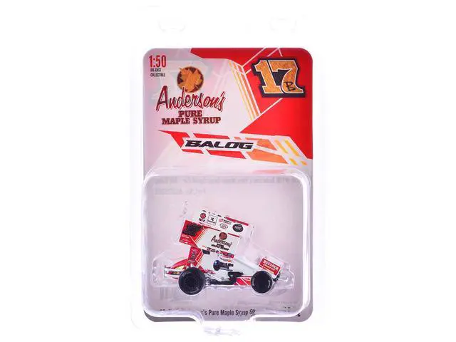 Alt view image 5 of 5 - Winged Sprint Car #17B Bill Balog "Anderson's Pure Maple Syrup" (2025) 1/50 Diecast Model Car by ACME