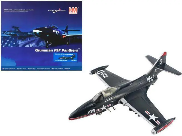 Alt view image 5 of 5 - Grumman F9F-5 Panther Aircraft "VF-781, Royce Williams" United States Navy "Air Power Series" 1/48 Diecast Model by Hobby Master