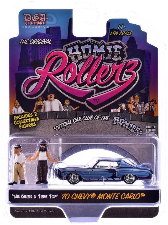 Alt view image 6 of 6 - "Homie Rollerz" 2025 Series 1 Set of 6 pieces 1/64 Diecast Model Cars by Greenlight and DGA