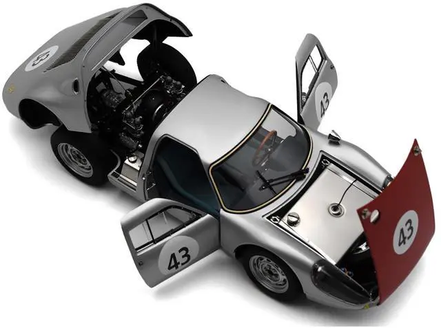 Alt view image 5 of 6 - Porsche 904 Carrera GTS #43 Leon Dernier "500 km Spa" (1965) Limited Edition to 1500 pieces 1/18 Die Cast Model Car by CMC