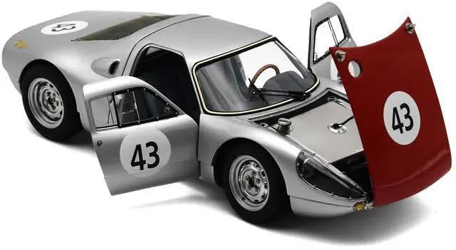 Alt view image 6 of 6 - Porsche 904 Carrera GTS #43 Leon Dernier "500 km Spa" (1965) Limited Edition to 1500 pieces 1/18 Die Cast Model Car by CMC