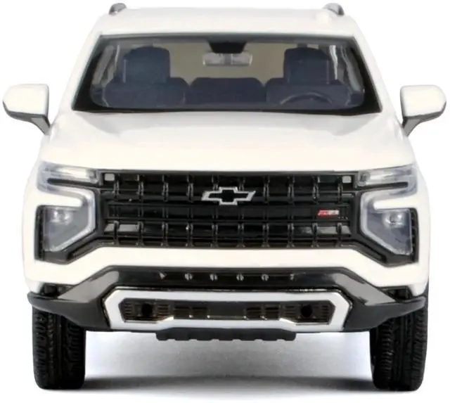 Alt view image 3 of 6 - 2025 Chevrolet Tahoe Z71 White "Timeless Legends" Series 1/24 Diecast Model Car by Motormax