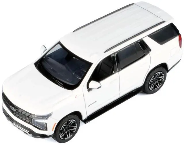 Alt view image 6 of 6 - 2025 Chevrolet Tahoe Z71 White "Timeless Legends" Series 1/24 Diecast Model Car by Motormax