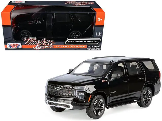 Main image of 2025 Chevrolet Tahoe Z71 Black "Timeless Legends" Series 1/24 Diecast Model Car by Motormax