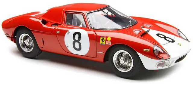 Main image of Ferrari 250 LM #8 "N.A.R.T." 2nd Place "12 Hours of Reims" (1964) Limited Edition 1/18 Diecast Model Car by CMC