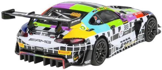Alt view image 3 of 6 - Mercedes-AMG GT3 #888 "GruppeM Racing" "Bathurst 12 Hour" (2025) 1/64 Diecast Model Car by Paragon