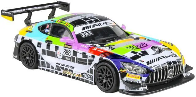 Alt view image 4 of 6 - Mercedes-AMG GT3 #888 "GruppeM Racing" "Bathurst 12 Hour" (2025) 1/64 Diecast Model Car by Paragon