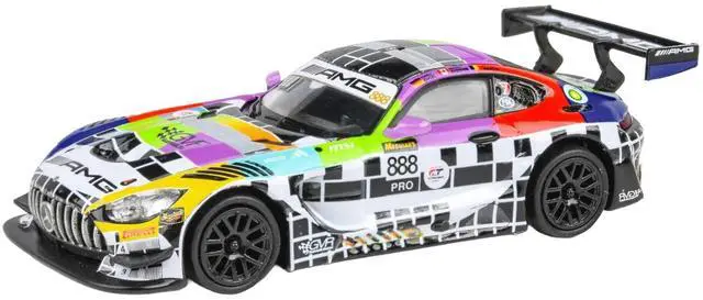 Alt view image 5 of 6 - Mercedes-AMG GT3 #888 "GruppeM Racing" "Bathurst 12 Hour" (2025) 1/64 Diecast Model Car by Paragon